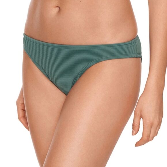 J Crew Ribbed high-rise cheeky bikini bottom BE808 XXS - Picture 1 of 11